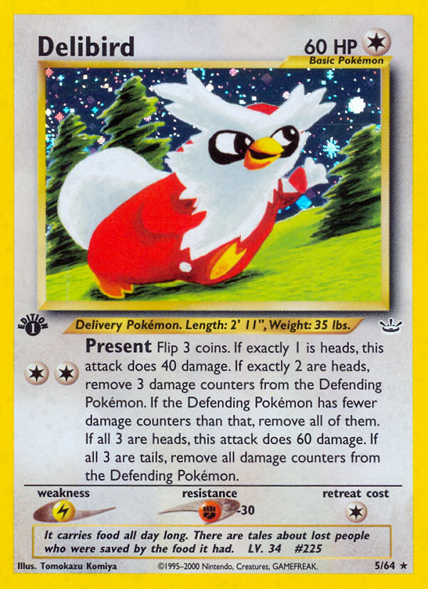 Delibird (5/64) [Neo Revelation 1st Edition] | Card Citadel