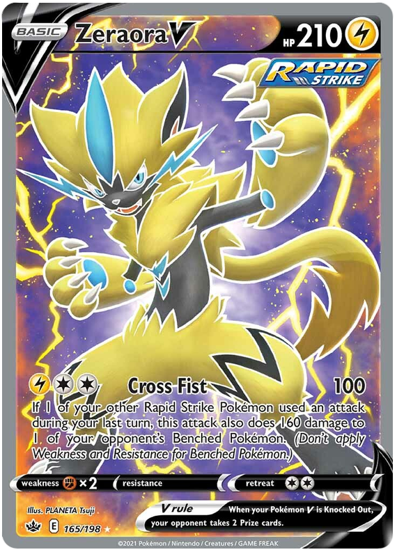 Zeraora V (165/198) [Sword & Shield: Chilling Reign] | Card Citadel