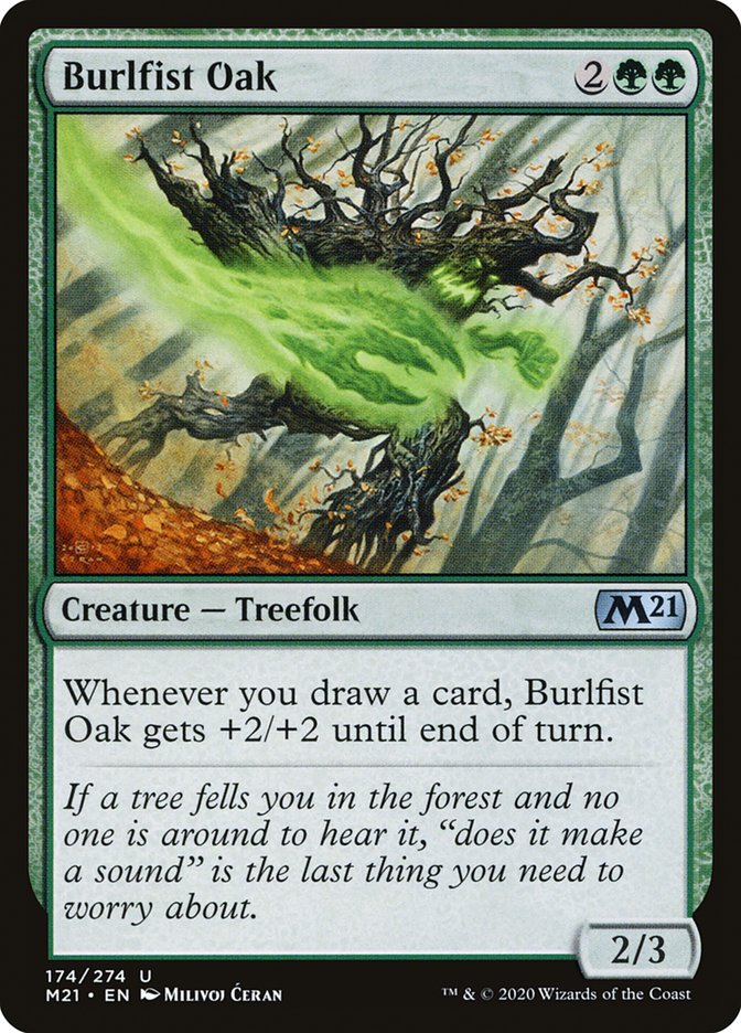 Burlfist Oak [Core Set 2021] | Card Citadel