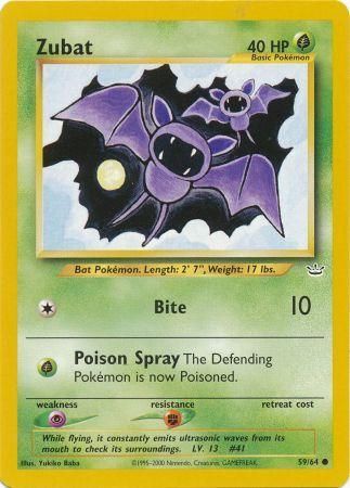 Zubat (59/64) [Neo Revelation Unlimited] | Card Citadel