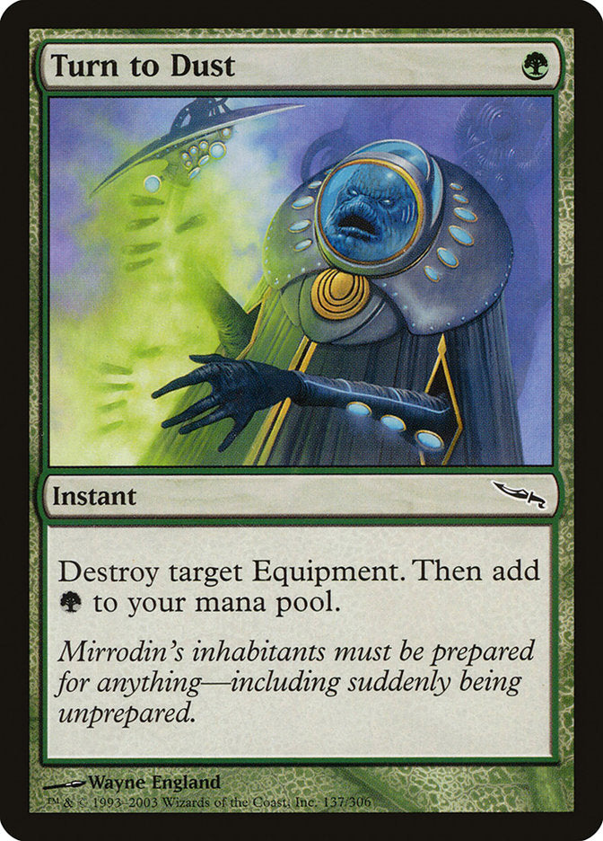 Turn to Dust [Mirrodin] | Card Citadel