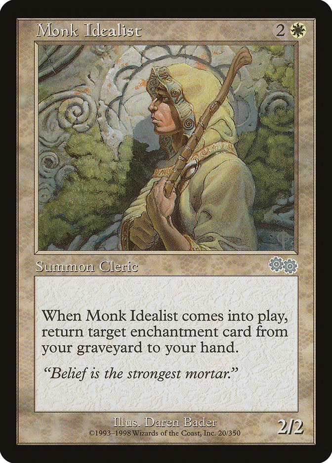 Monk Idealist [Urza's Saga] | Card Citadel