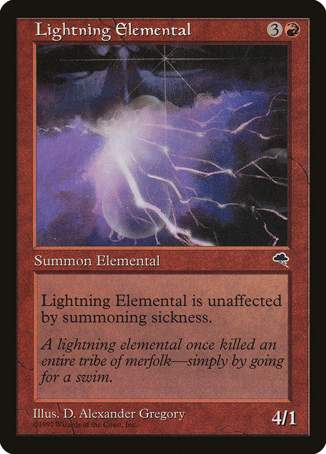 Lightning Elemental [Tempest] | Card Citadel