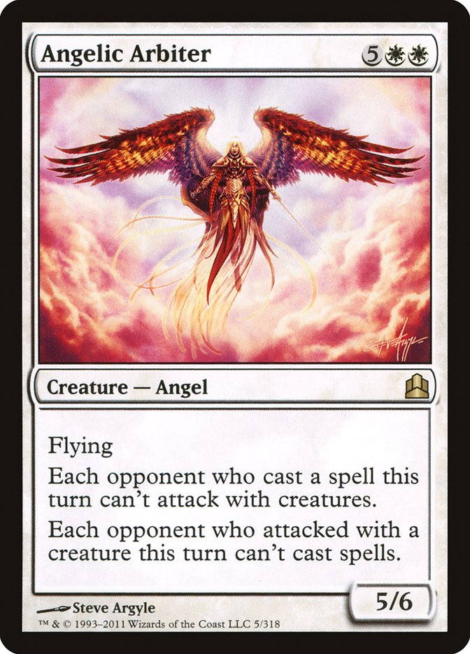 Angelic Arbiter [Commander 2011] | Card Citadel