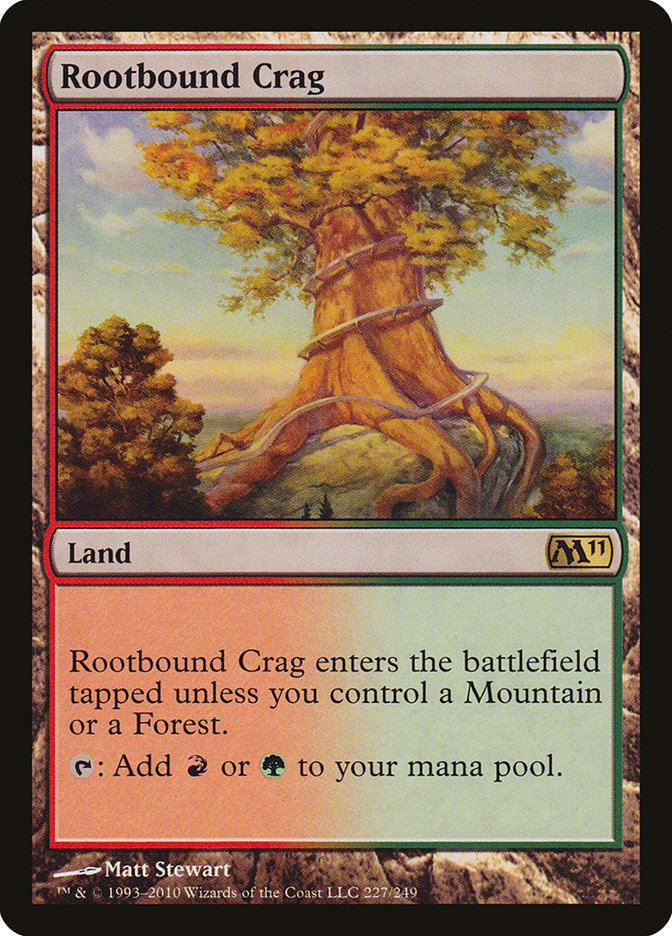 Rootbound Crag [Magic 2011] | Card Citadel