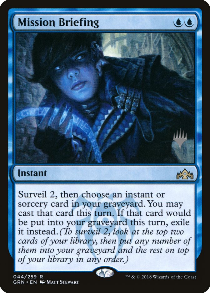 Mission Briefing [Guilds of Ravnica Promos] | Card Citadel