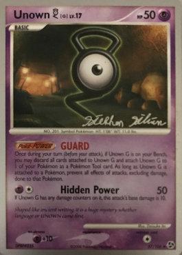 Unown G LV.17 (57/106) (Luxdrill - Stephen Silvestro) [World Championships 2009] | Card Citadel