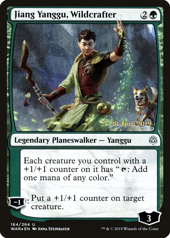 Jiang Yanggu, Wildcrafter  [War of the Spark Prerelease Promos] | Card Citadel