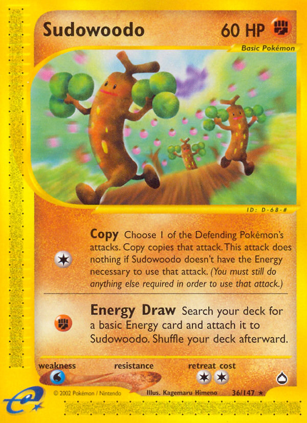 Sudowoodo (36/147) [Aquapolis] | Card Citadel