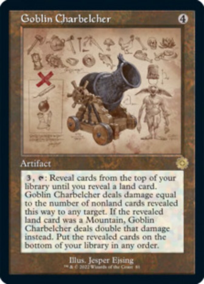 Goblin Charbelcher (Retro Schematic) [The Brothers' War Retro Artifacts] | Card Citadel