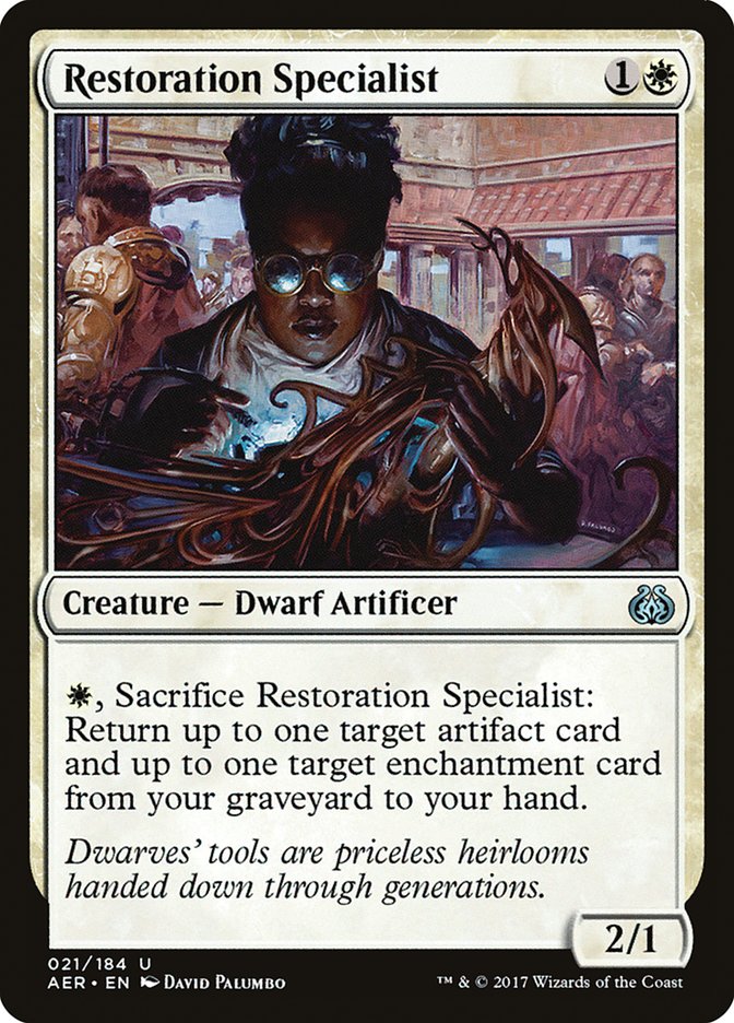 Restoration Specialist [Aether Revolt] | Card Citadel