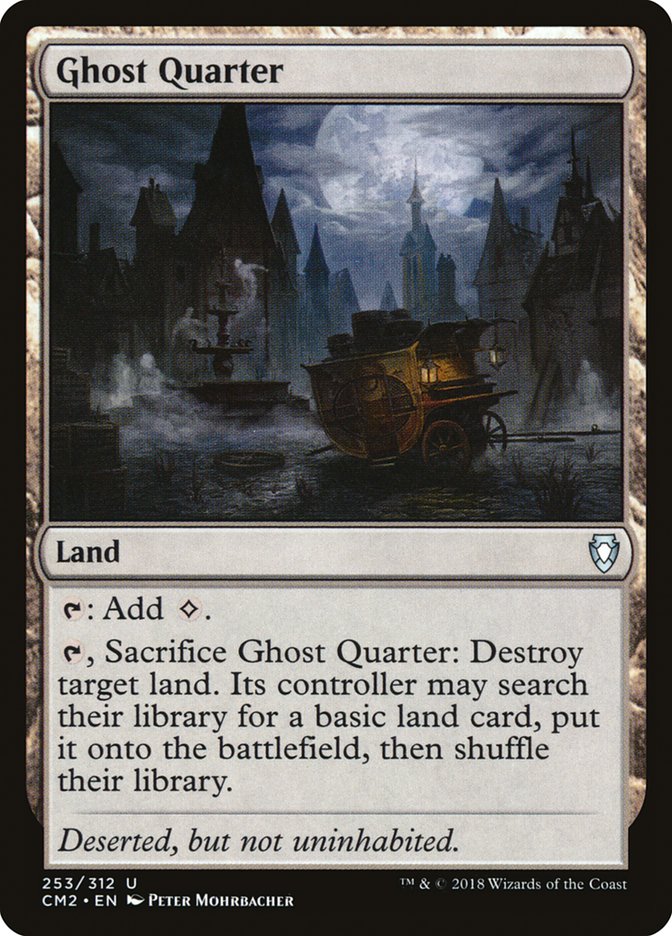 Ghost Quarter [Commander Anthology Volume II] | Card Citadel