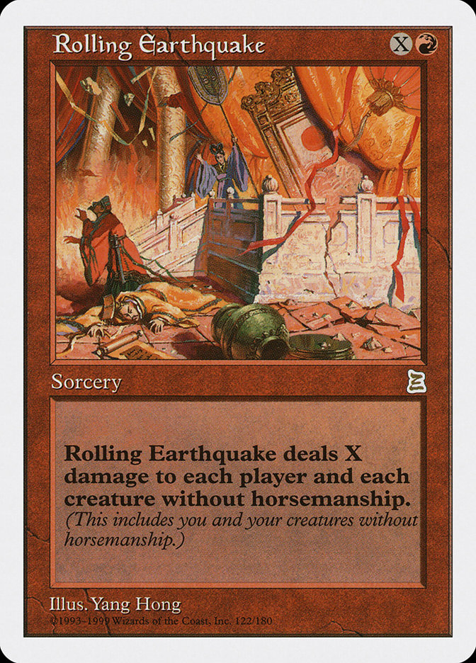 Rolling Earthquake [Portal Three Kingdoms] | Card Citadel