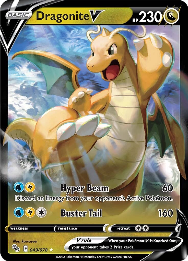 Dragonite V (049/078) [Pokémon GO] | Card Citadel