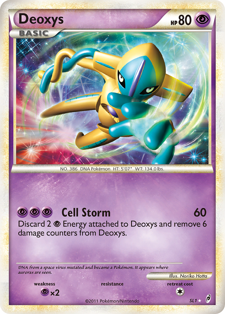 Deoxys (SL1) [HeartGold & SoulSilver: Call of Legends] | Card Citadel