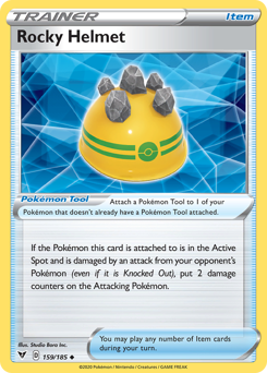 Rocky Helmet (159/185) [Sword & Shield: Vivid Voltage] | Card Citadel