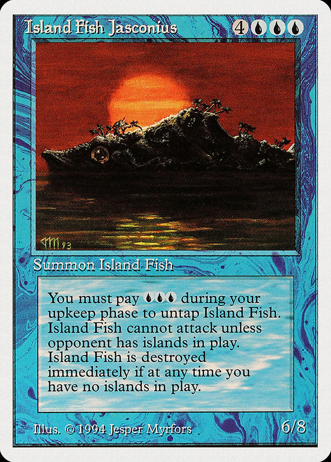 Island Fish Jasconius [Summer Magic / Edgar] | Card Citadel