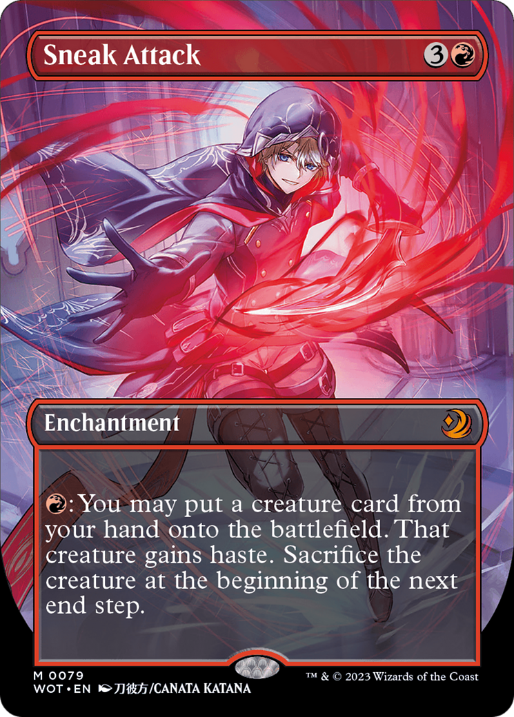 Sneak Attack (Anime Borderless) [Wilds of Eldraine: Enchanting Tales] | Card Citadel