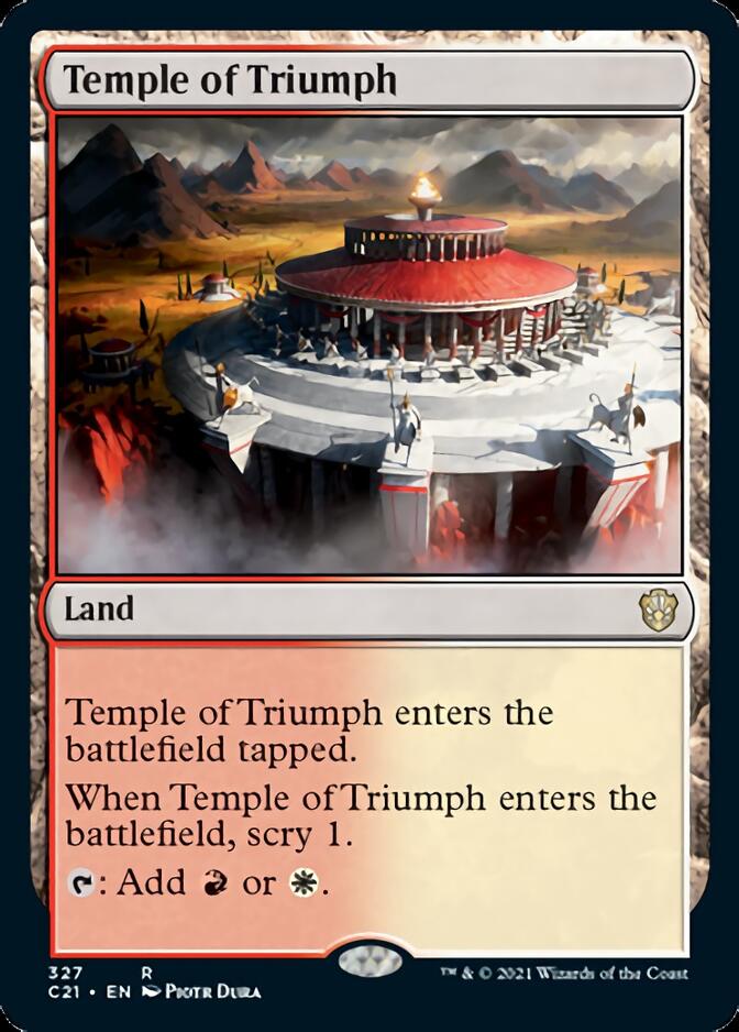 Temple of Triumph [Commander 2021] | Card Citadel