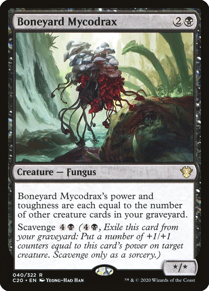Boneyard Mycodrax [Commander 2020] | Card Citadel