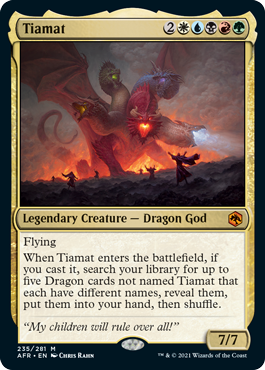 Tiamat [Dungeons & Dragons: Adventures in the Forgotten Realms] | Card Citadel