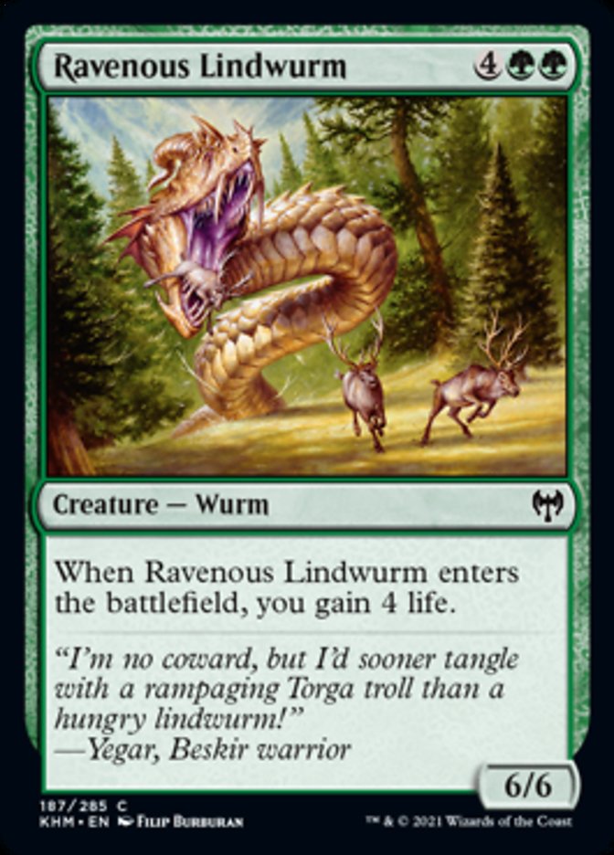 Ravenous Lindwurm [Kaldheim] | Card Citadel