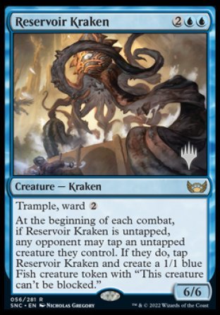 Reservoir Kraken (Promo Pack) [Streets of New Capenna Promos] | Card Citadel