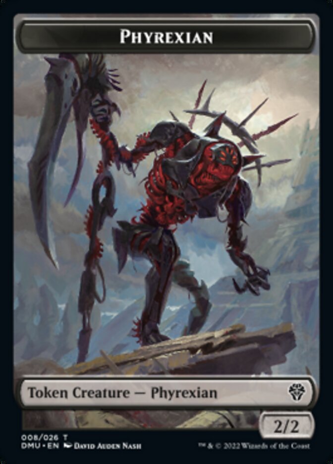 Phyrexian Token [Dominaria United Tokens] | Card Citadel