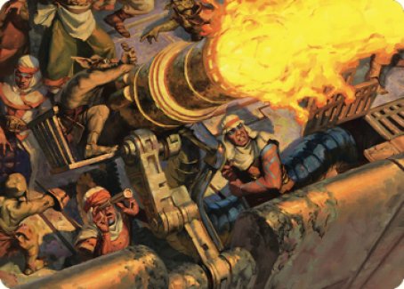 Mana Cannons Art Card [Dominaria United Art Series] | Card Citadel