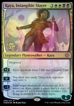 Kaya, Intangible Slayer [Phyrexia: All Will Be One Prerelease Promos] | Card Citadel