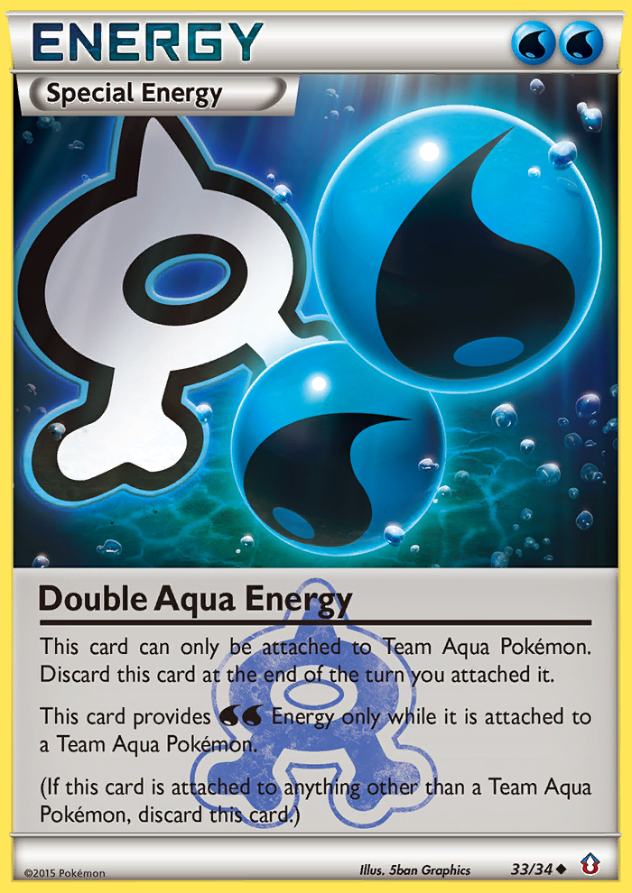Double Aqua Energy (33/34) [XY: Double Crisis] | Card Citadel