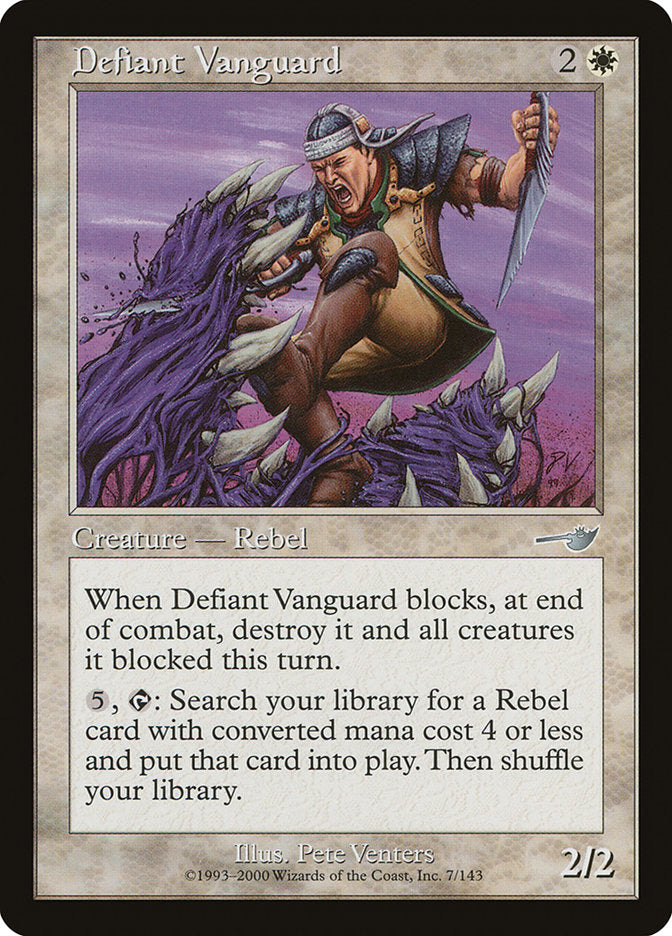 Defiant Vanguard [Nemesis] | Card Citadel