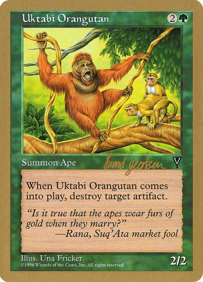 Uktabi Orangutan (Svend Geertsen) (SB) [World Championship Decks 1997] | Card Citadel