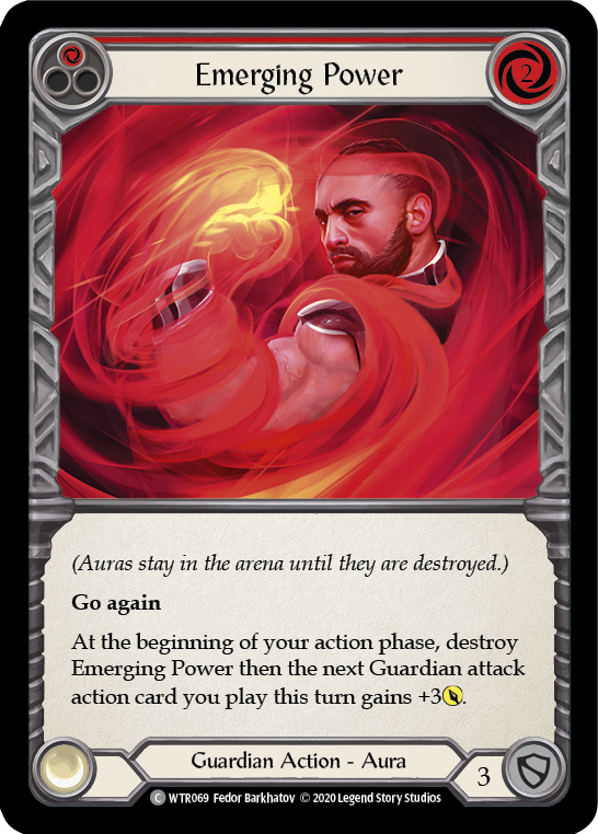 Emerging Power (Red) [U-WTR069] (Welcome to Rathe Unlimited)  Unlimited Rainbow Foil | Card Citadel