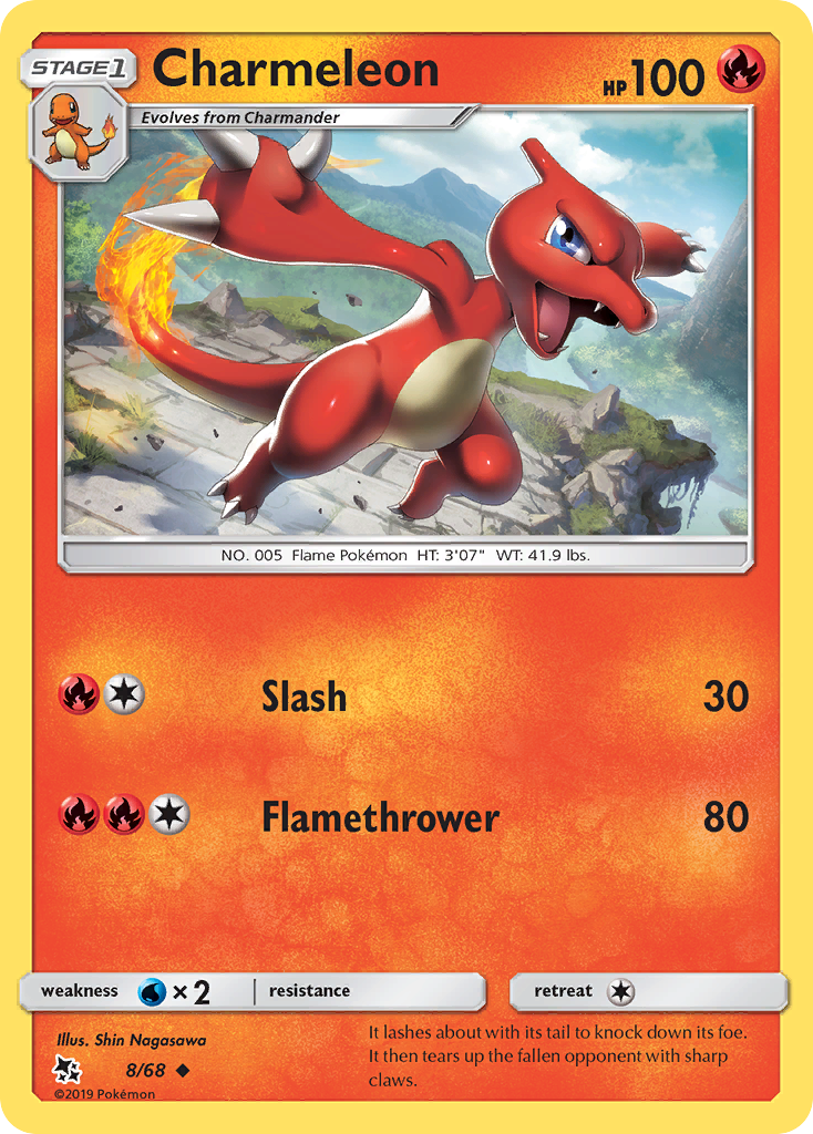 Charmeleon (8/68) [Sun & Moon: Hidden Fates] | Card Citadel