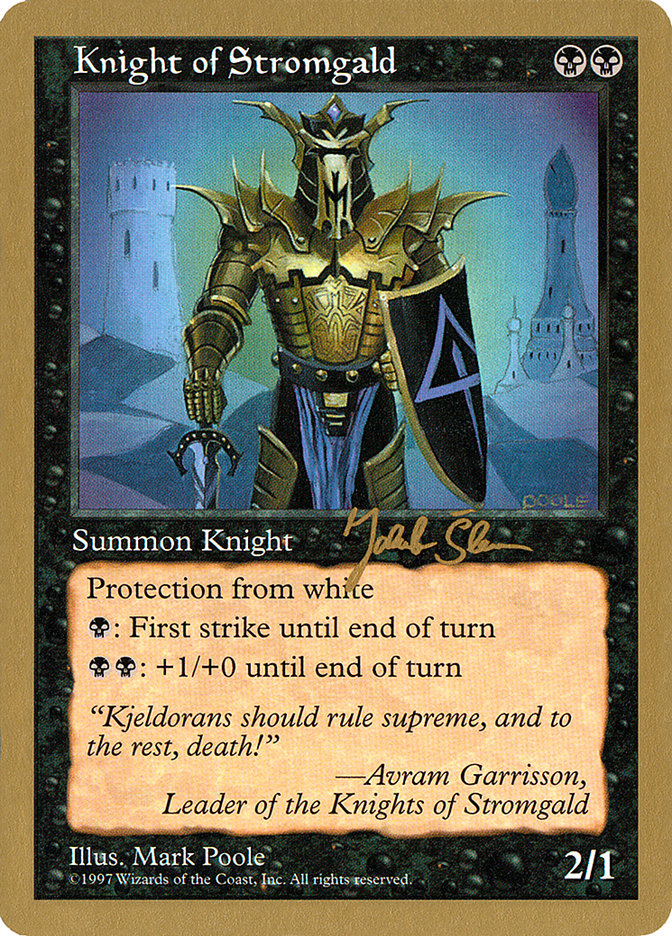 Knight of Stromgald (Jakub Slemr) [World Championship Decks 1997] | Card Citadel