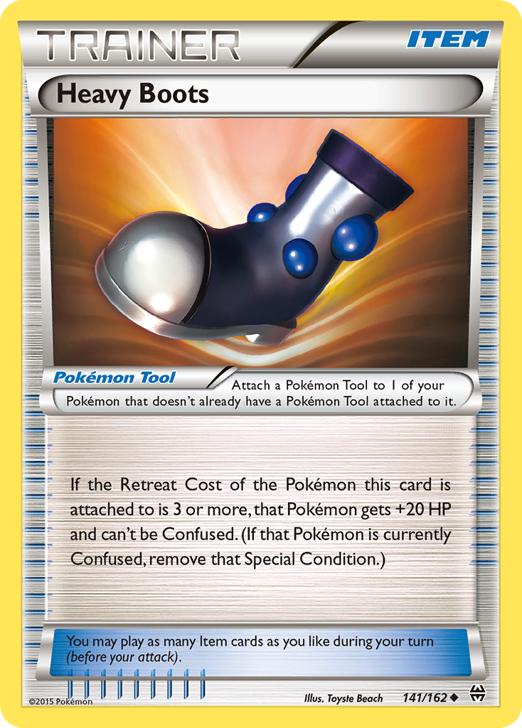 Heavy Boots (141/162) [XY: BREAKthrough] | Card Citadel
