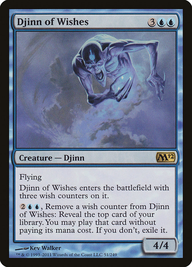 Djinn of Wishes [Magic 2012] | Card Citadel