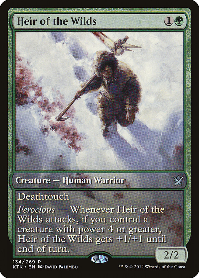 Heir of the Wilds [Khans of Tarkir Promos] | Card Citadel