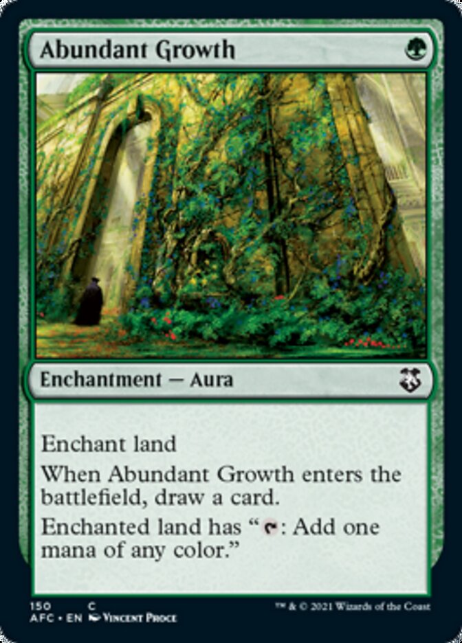 Abundant Growth [Dungeons & Dragons: Adventures in the Forgotten Realms Commander] | Card Citadel