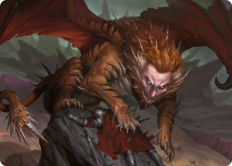 Manticore Art Card [Dungeons & Dragons: Adventures in the Forgotten Realms Art Series] | Card Citadel