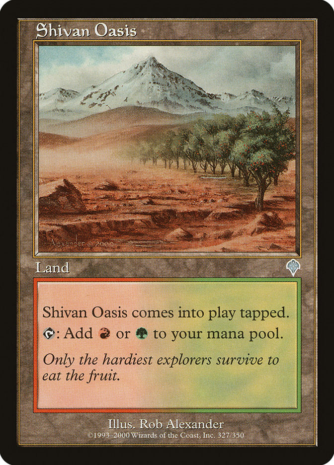 Shivan Oasis [Invasion] | Card Citadel