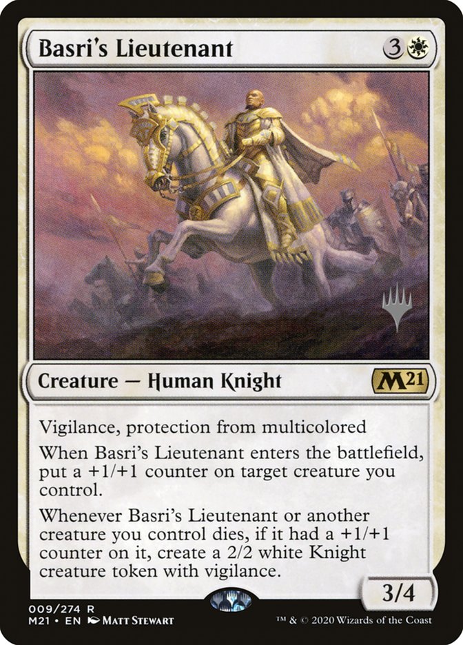 Basri's Lieutenant (Promo Pack) [Core Set 2021 Promos] | Card Citadel
