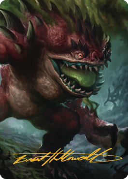 Hezrou Art Card (Gold-Stamped Signature) [Commander Legends: Battle for Baldur's Gate Art Series] | Card Citadel