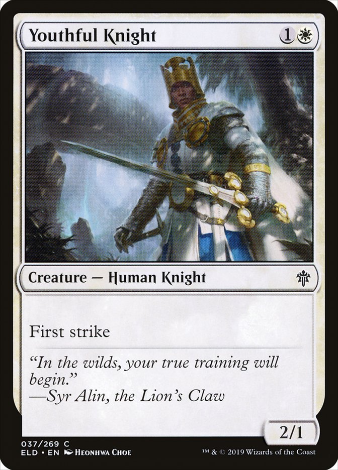 Youthful Knight [Throne of Eldraine] | Card Citadel