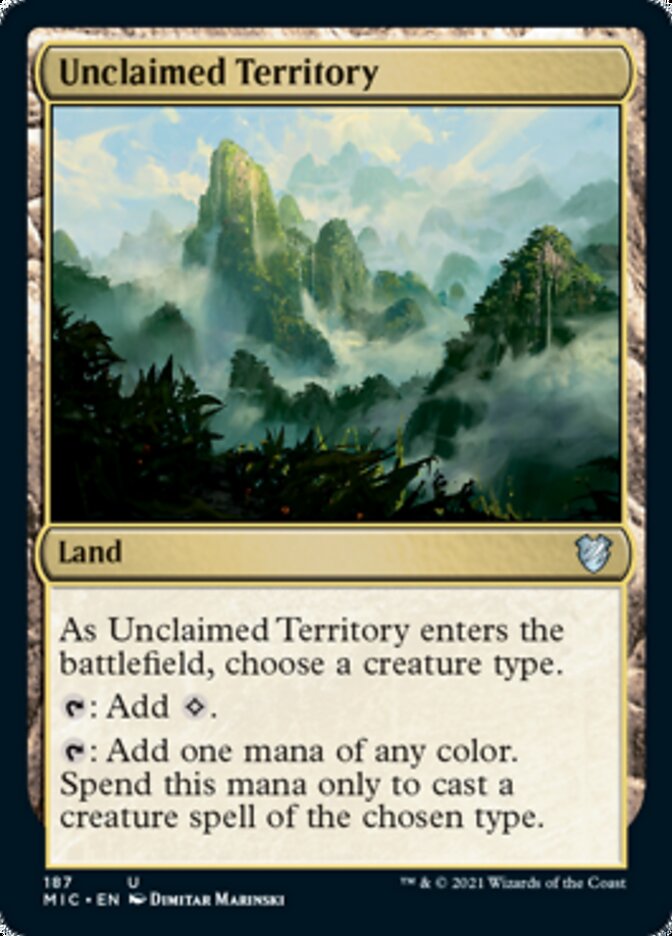 Unclaimed Territory [Innistrad: Midnight Hunt Commander] | Card Citadel