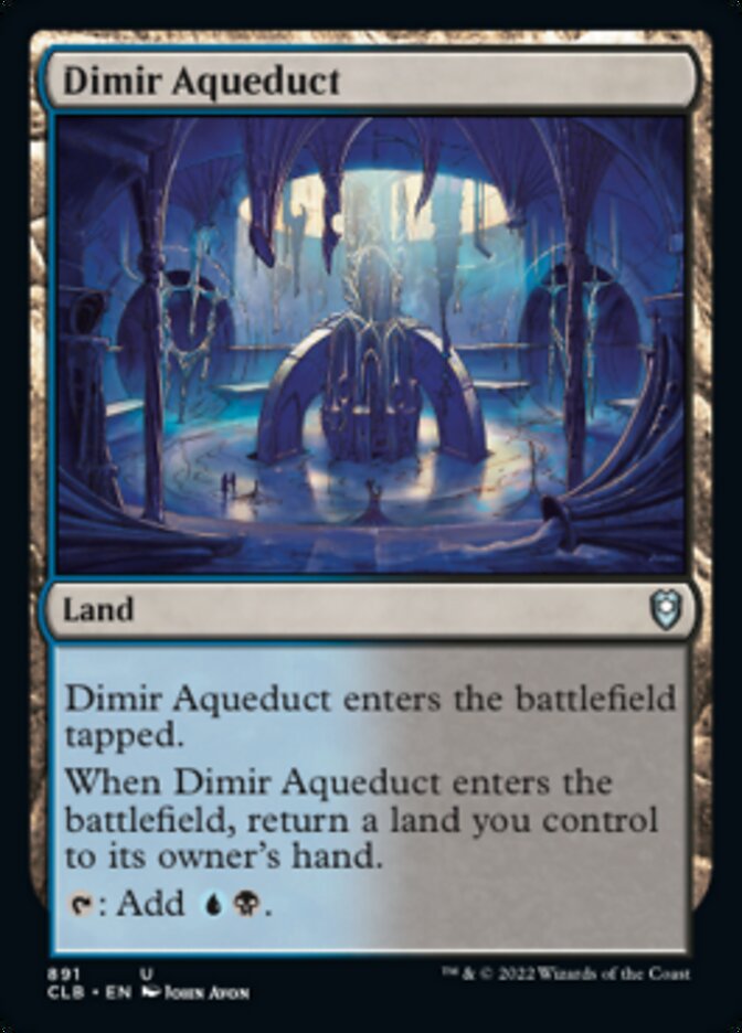 Dimir Aqueduct [Commander Legends: Battle for Baldur's Gate] | Card Citadel