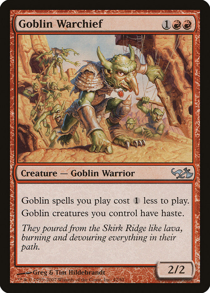 Goblin Warchief [Duel Decks: Elves vs. Goblins] | Card Citadel