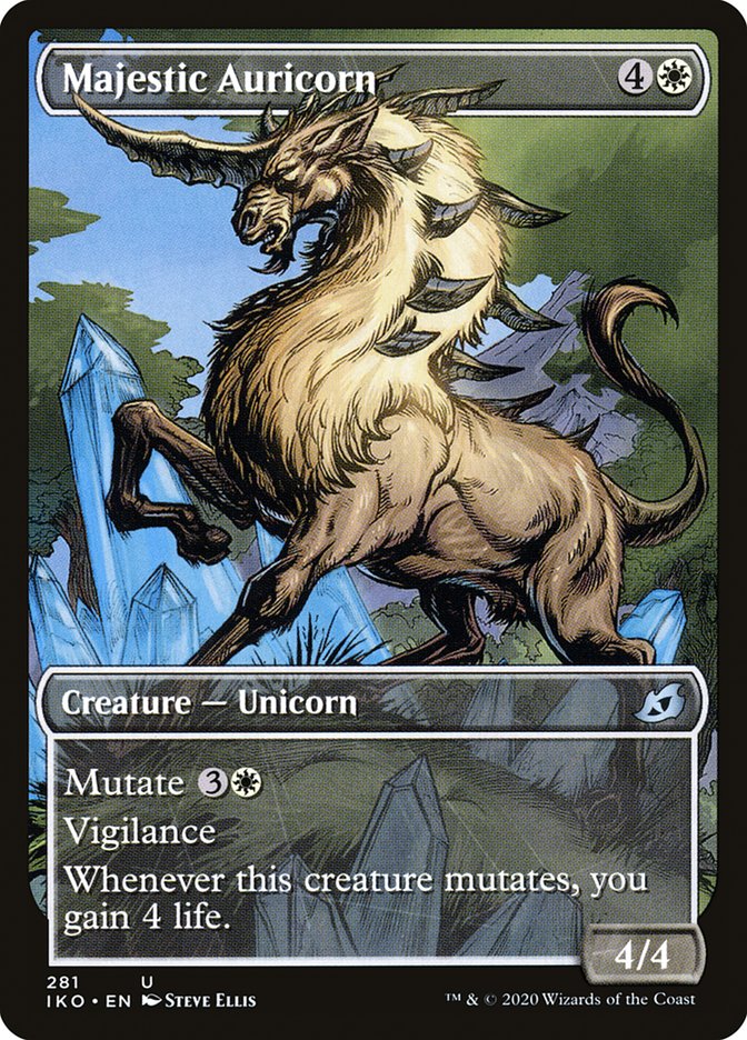Majestic Auricorn (Showcase) [Ikoria: Lair of Behemoths] | Card Citadel