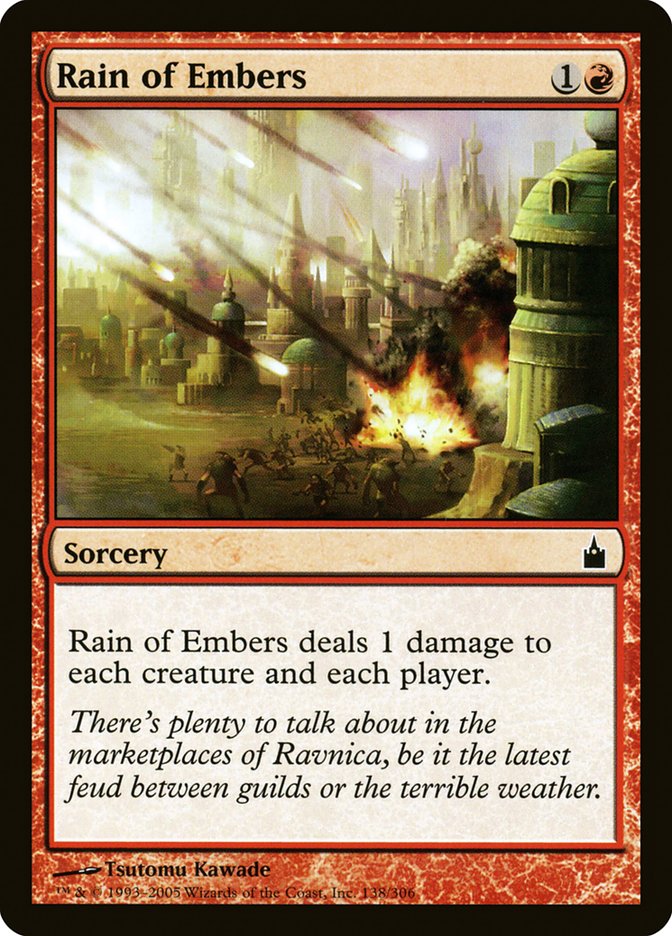 Rain of Embers [Ravnica: City of Guilds] | Card Citadel